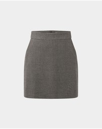 Forcast - Kai Check Mini Skirt