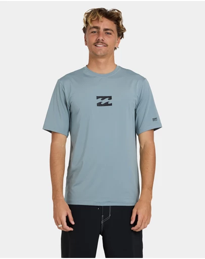 Billabong - Mens All Day Wave Loose Fit Short Sleeve Rashguard