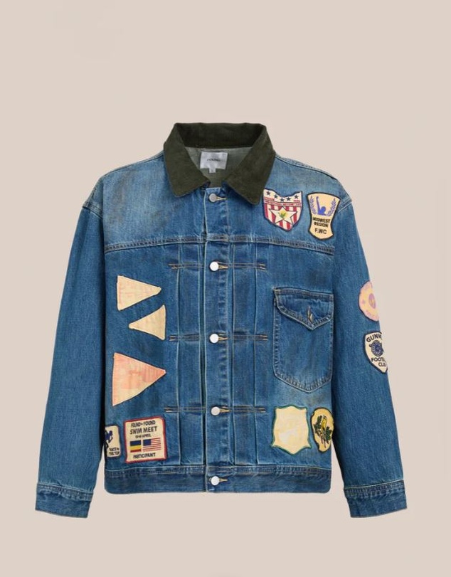 Found - Denim Patchwork Jacket
