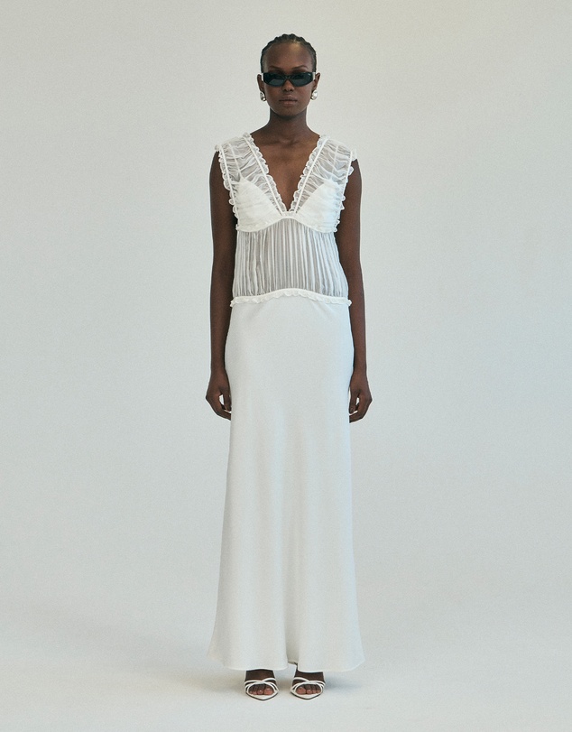Third Form - Held Floor Length Dress