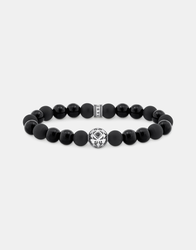 THOMAS SABO - Beads Bracelet Made from Obsidian