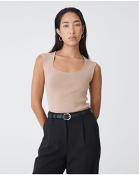 Forcast - Alma Leather Belt