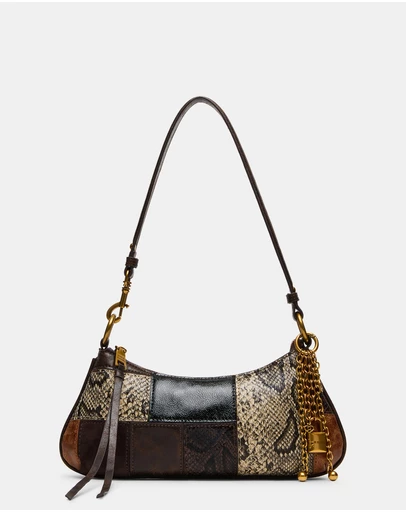 Steve Madden - BIrina-P Brown Multi Shoulder Bag