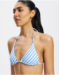 & Other Stories - Ribbed Triangle Bikini Top