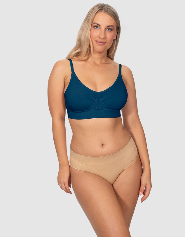 B Free Intimate Apparel - Wirefree Padded T-Shirt Bra (A-B-C-D-DD-E) Cup