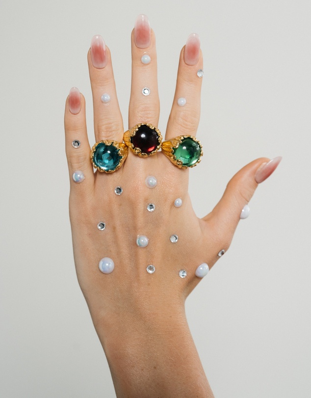 Sunday Stephens - Emerald Dumbo Ring