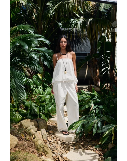 AERE - Della Pintuck Side Seam Pants