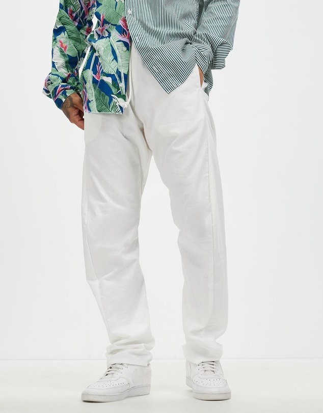 Surrounded By Ghosts - The Vanadium Linen Drawstring Pants