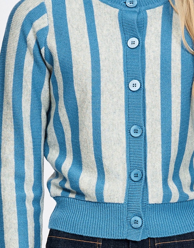 bul - Havu Cardigan Blue Stripe