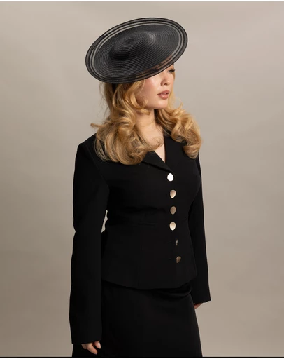 Morgan & Taylor - Ari Fascinator in Black