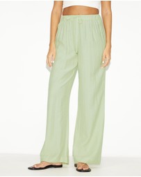 Dazie - Summer Plans Linen Blend Trousers