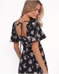 Petal & Pup - Savani Maxi Dress - Black Floral