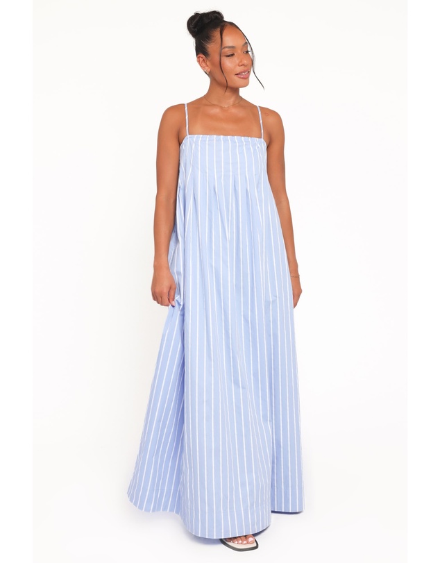 Petal & Pup - Arletta Maxi Dress - Blue Stripe