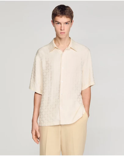 Sandro - Jacquard Cross Mc Shirt
