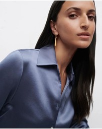 PDPAOLA - Popcorn Large Jupiter Single Hoop Earring