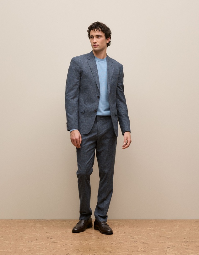 Trenery - Merino Classic Crew in Sky