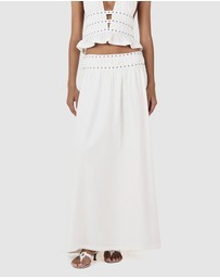 Ownley - Tabby Studed Midi Skirt