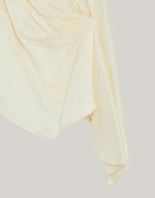 Revibe - Repaired Minima Esenciales Edith Cupro Longline Top - AU 8