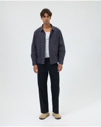 AERE - Boxy Fit Cotton Overshirt