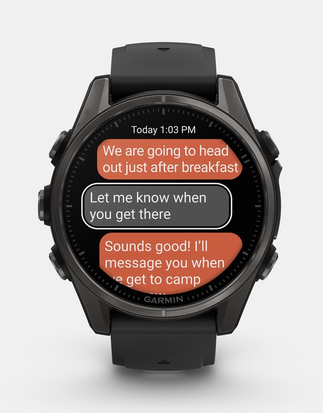 Garmin - fenix 8, 43mm, AMOLED, Sapphire