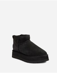 Ozwear Connection Uggs - Ugg Classic Platform Ultra Mini Boots (Water Resistant)