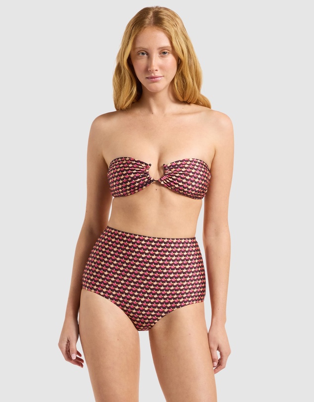 JETS - Coco Geo High Waist Bikini Bottom