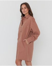 ALEXANDRA - Jett Mini Dress Mahogany