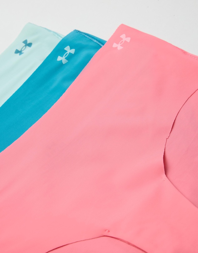 Under Armour - UA Pure Stretch 3-Pack No Show Hipster Briefs