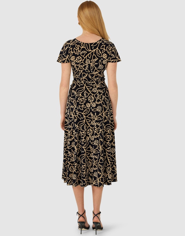 SACHA DRAKE - Reverse Wrap Midi Dress