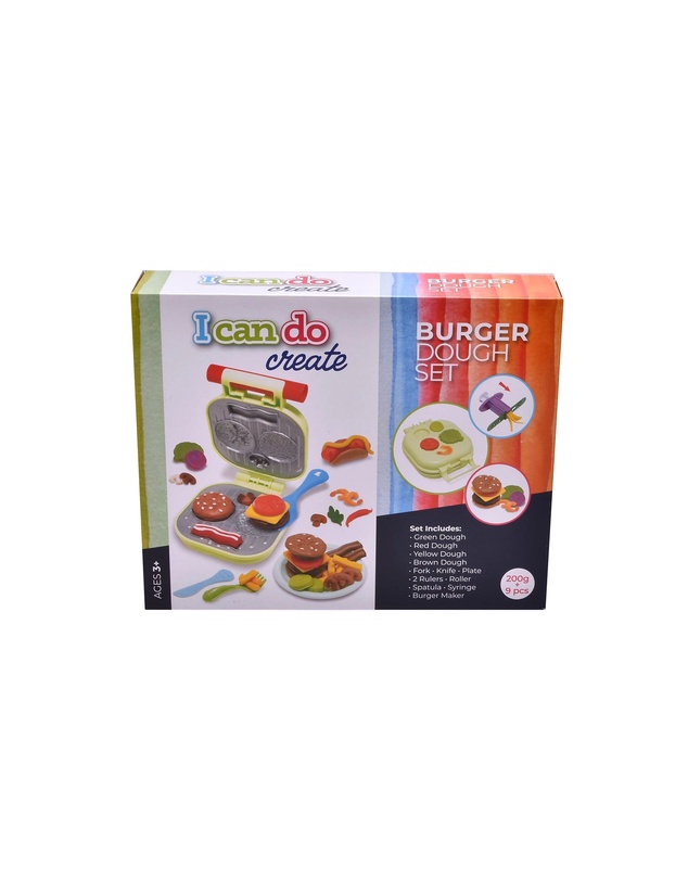 Icando - Burger Maker Dough Playset