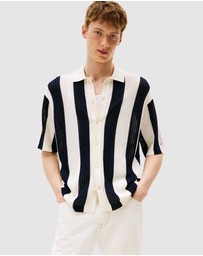 Tommy Hilfiger - Open Knit Polo Button Through
