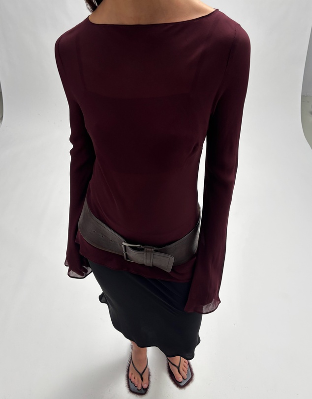 Minima Esenciales - Olen Sheer Layered Top