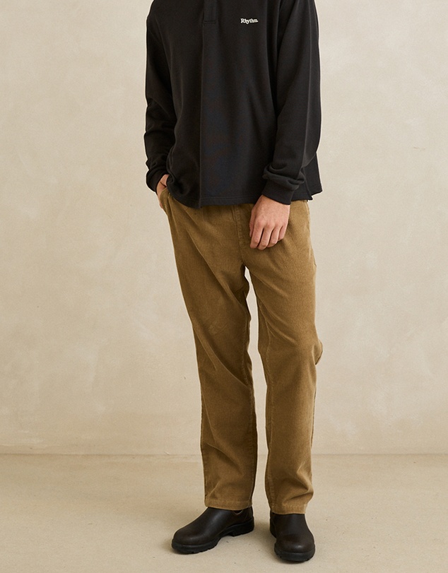 Rhythm - Koa Vintage Rugby LS Polo