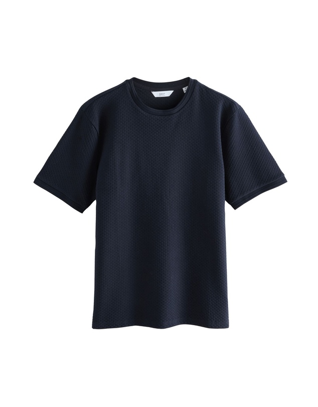 NEXT - Textured T-Shirt Regular Fit