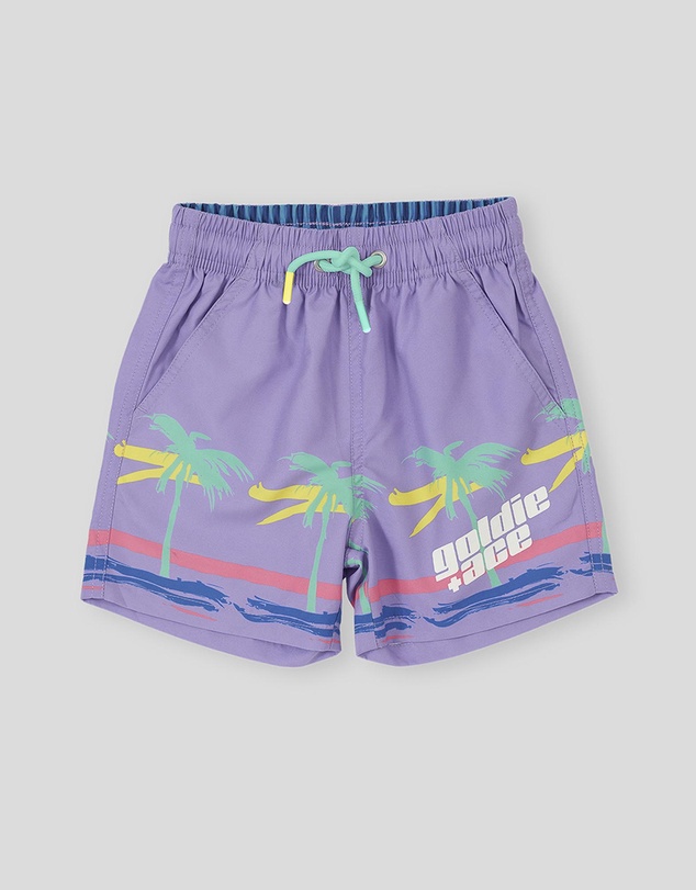 Goldie + Ace - Palm Beach Board Shorts - Babies-Kids