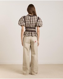 Damson Madder - Everly Ruffle Blouse