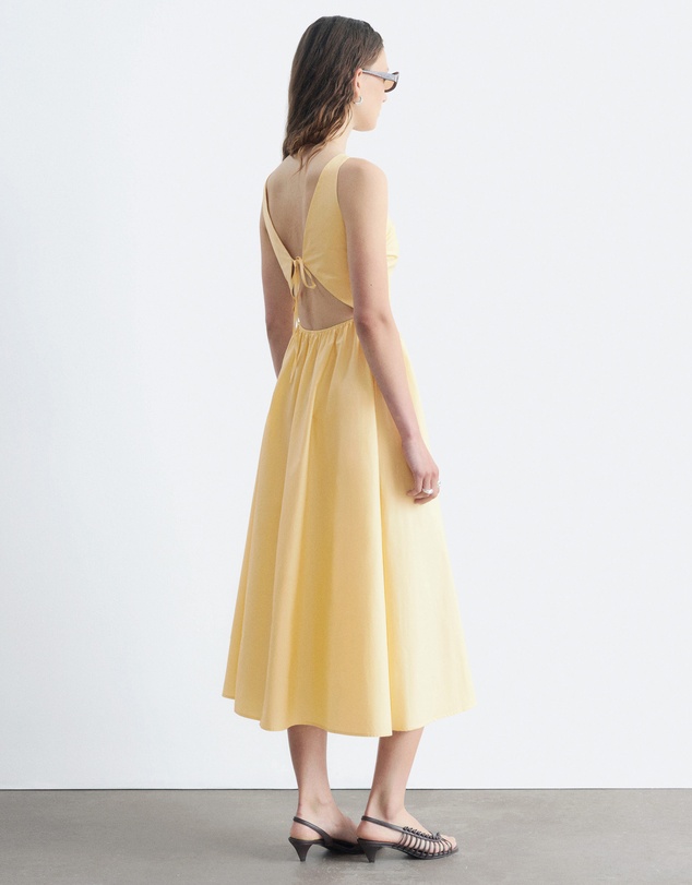 & Other Stories - Tie-Back Midi Dress
