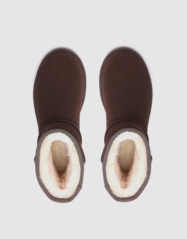EVERAU - Australian Shepherd Ugg Mini Classic Suede Cow Suede Upper UGG Boots