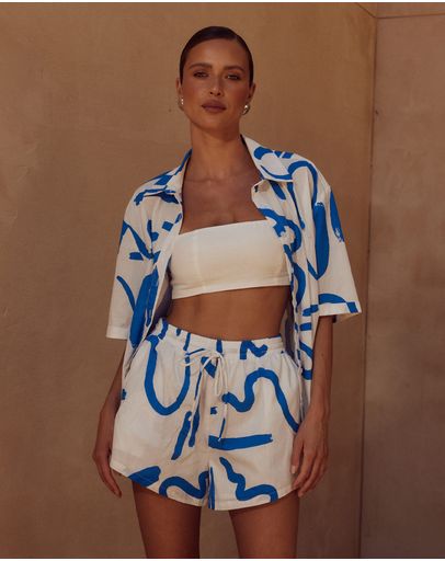 White/Blue