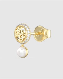 GUESS - Gold-Tone Tiny Pearly Stud Earrings