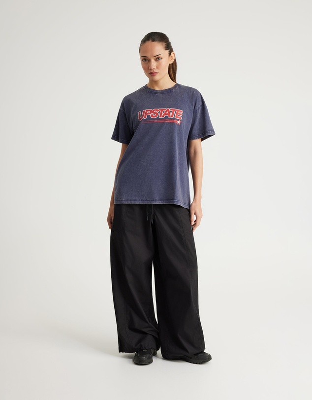 Upstate - Thrive T-Shirt - Midnight Navy/Snow Wash