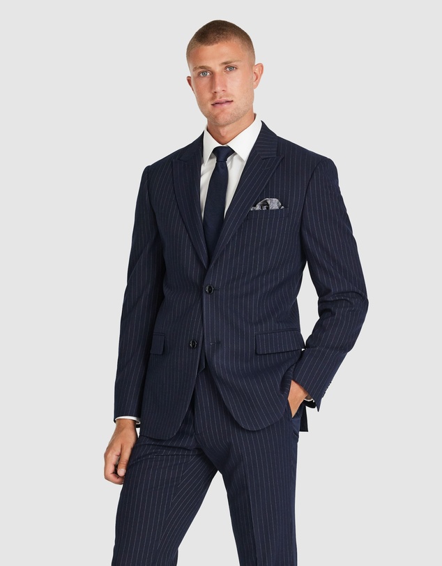 Tarocash - Valor Pinstripe Suit Jacket