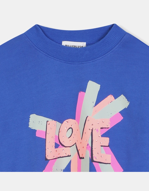 Billieblush - Love Sequin-Embellished Crew Sweatshirt - Kids-Teens