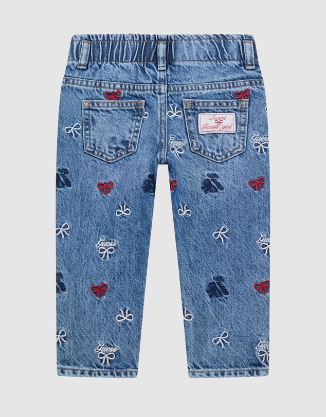 GUESS - Embroidered Denim Pants