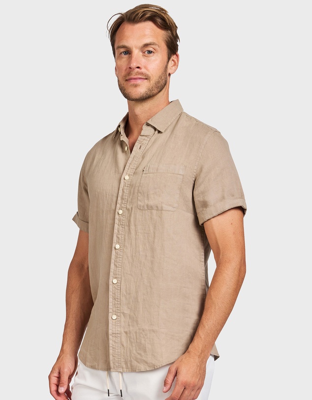 Academy Brand - Hampton Linen S/S Shirt