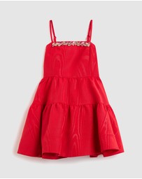 Bardot Junior - Charlotte Trim Mini Dress - Kids-Teens