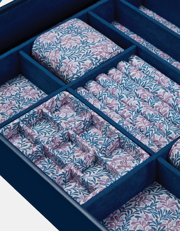 Wolf - WOLF Sophia Jewellery Box with Window Indigo Fruit Botanical