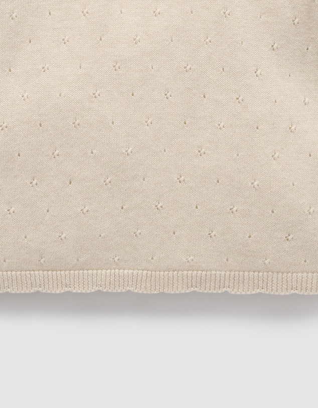 Purebaby - Eyelet Jumper -Kids-Babies