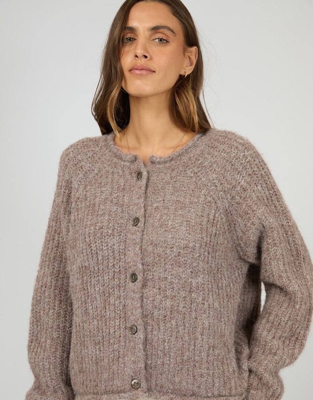 All About Eve - Devon Cardigan Coffee