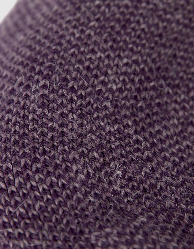 Max Alexander - European Made Purple Soft Woven Wool Beret Cap
